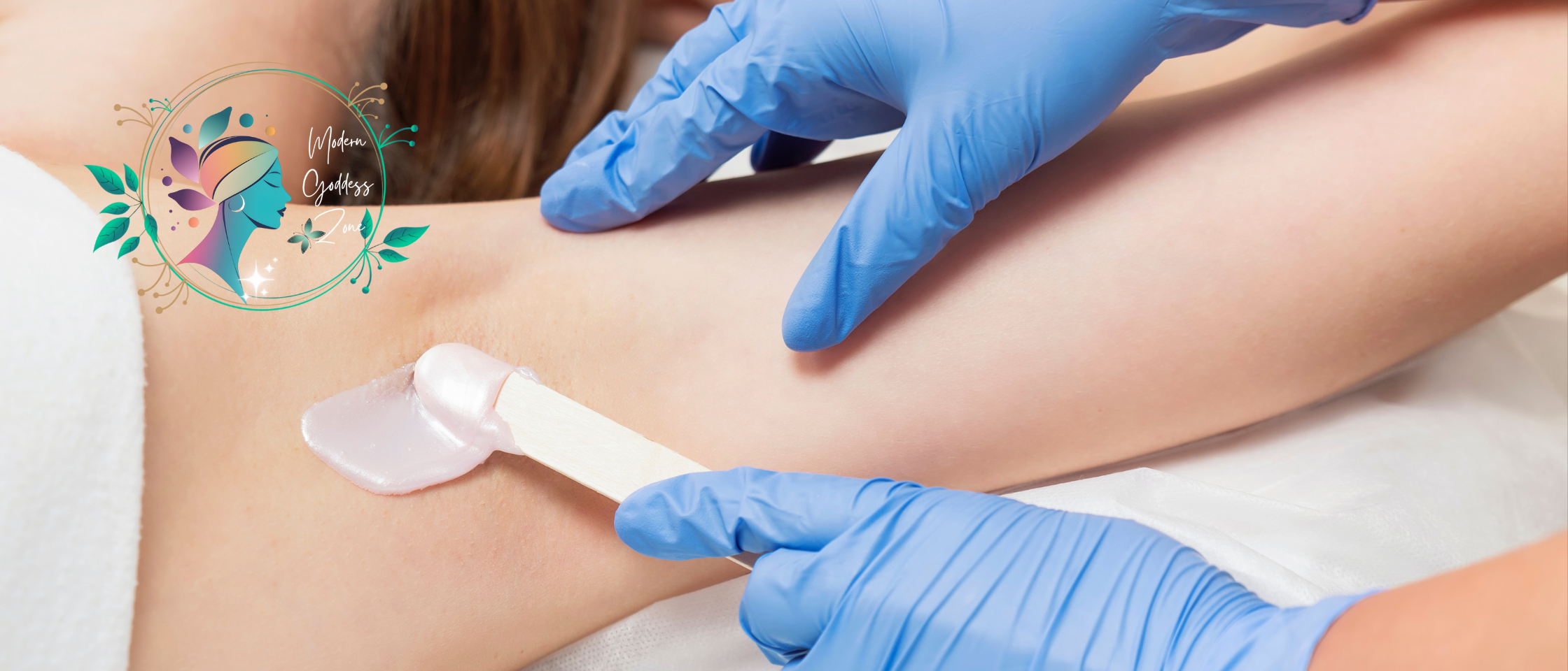 close up waxing treatment
