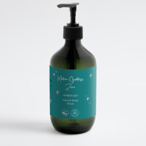 AMBER SEA Hand & Body Wash, Patchouli & Amber Vanilla