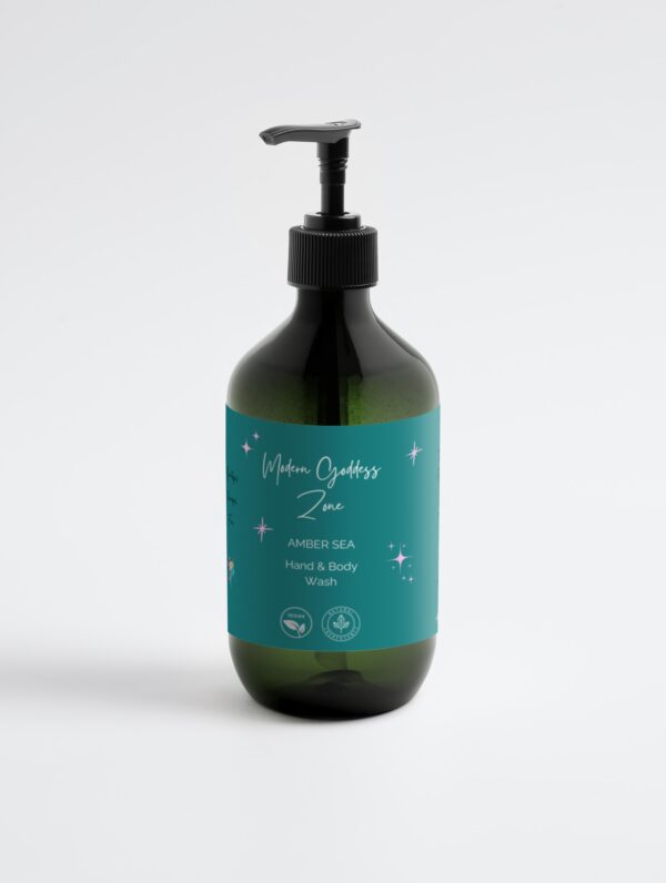 AMBER SEA Hand & Body Wash, Patchouli & Amber Vanilla