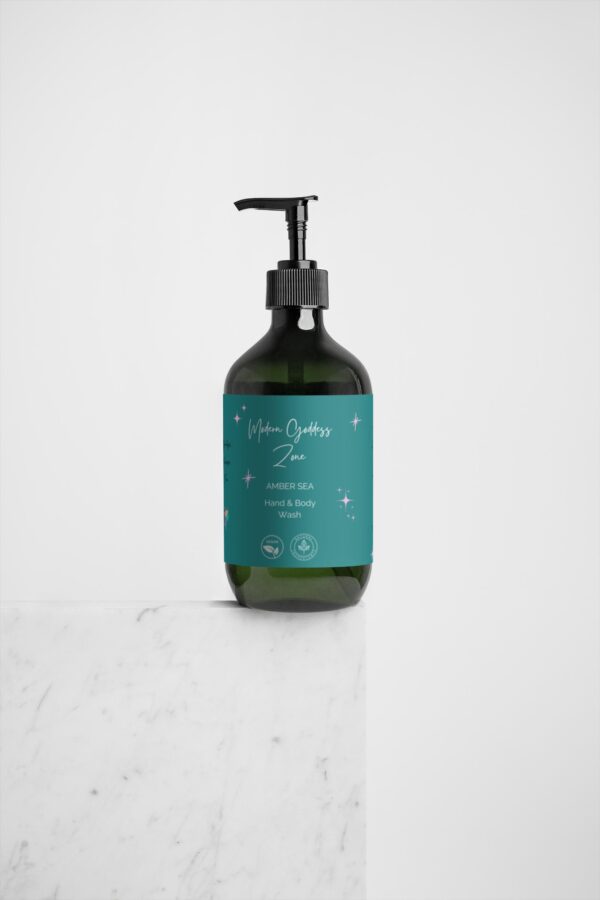 AMBER SEA Hand & Body Wash, Patchouli & Amber Vanilla - Image 3