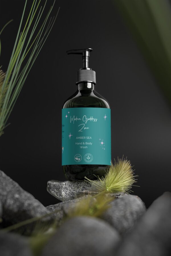AMBER SEA Hand & Body Wash, Patchouli & Amber Vanilla - Image 4
