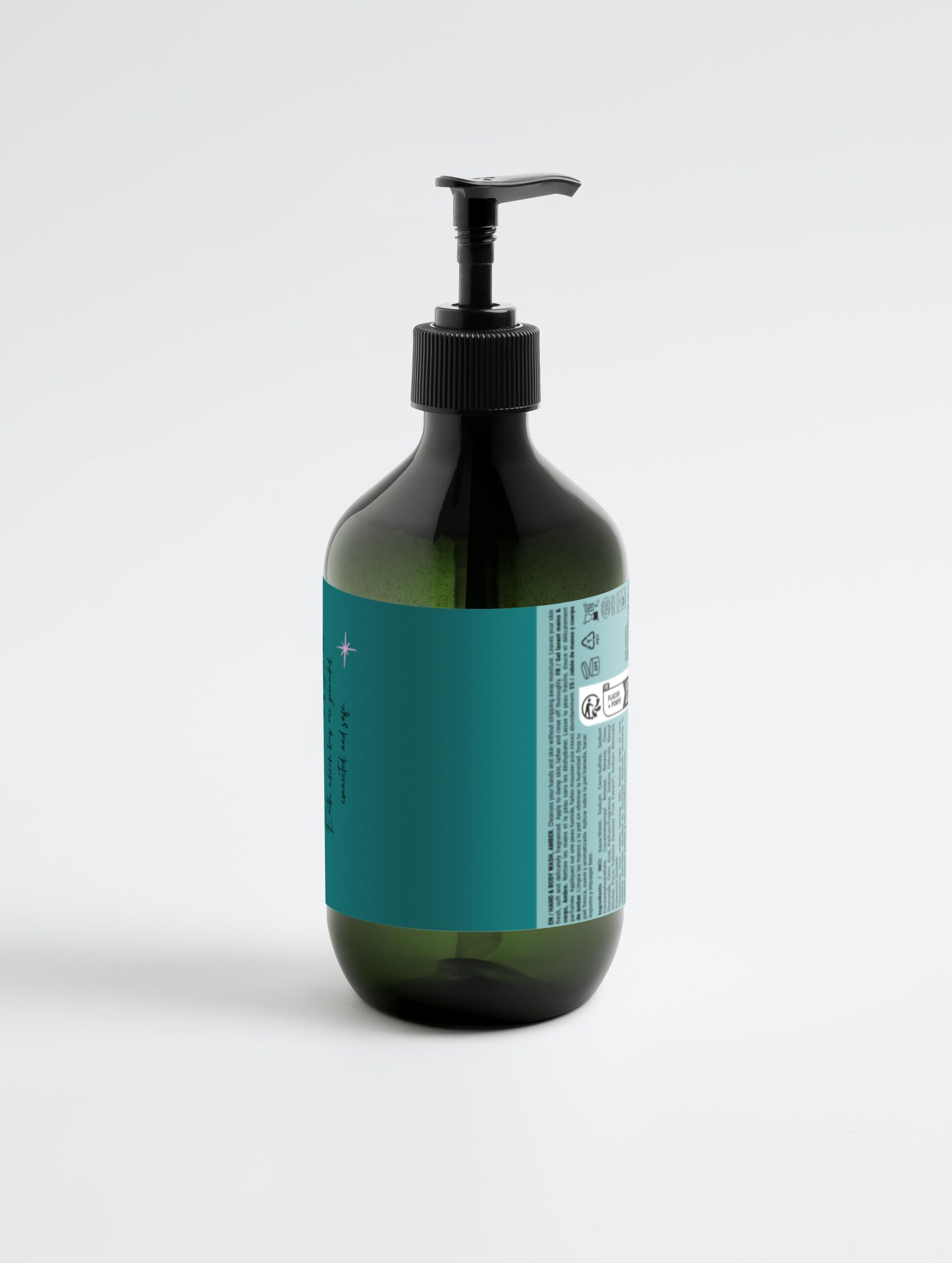 AMBER SEA Hand & Body Wash, Patchouli & Amber Vanilla - Image 5