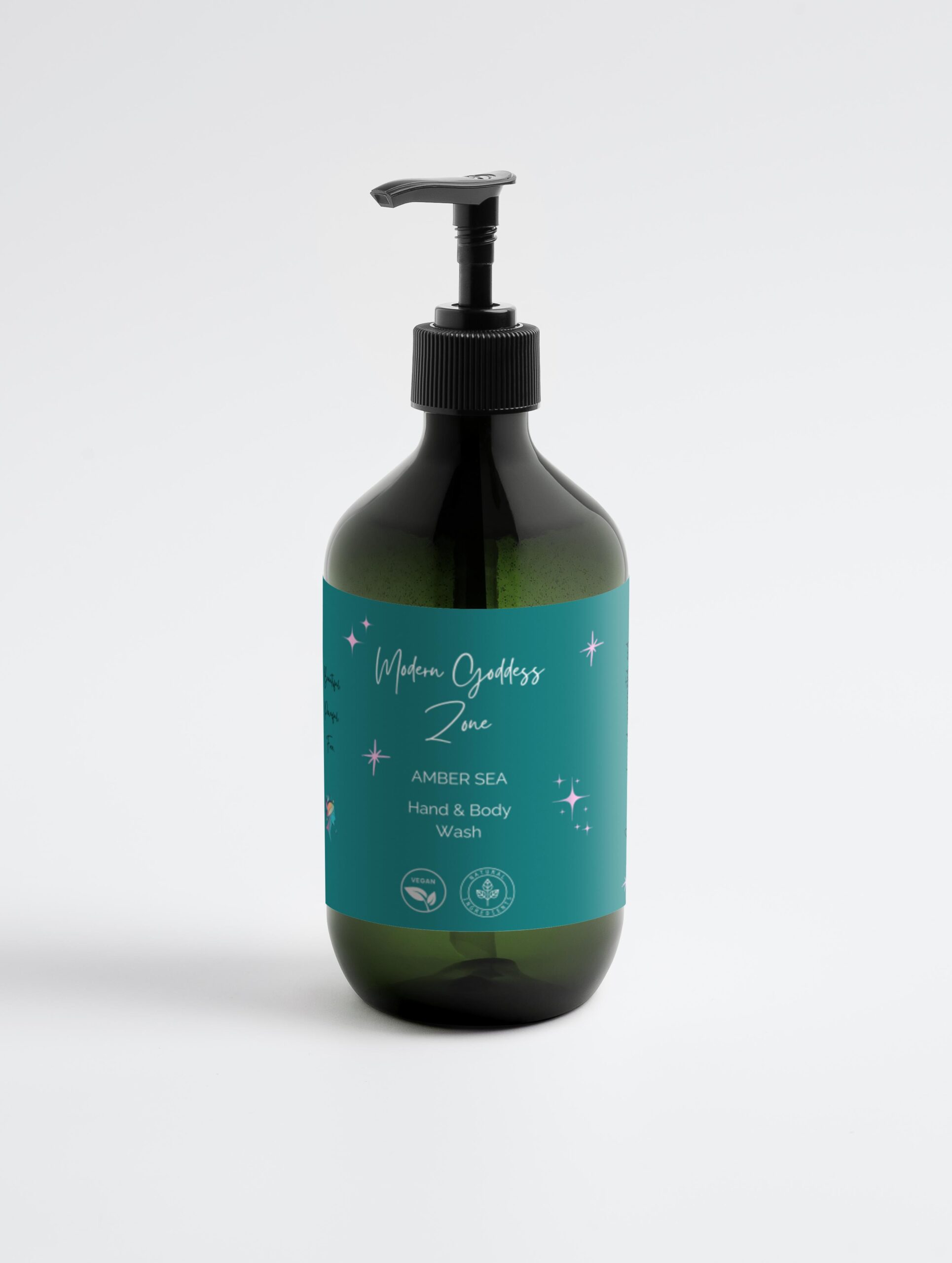 AMBER SEA Hand & Body Wash, Patchouli & Amber Vanilla