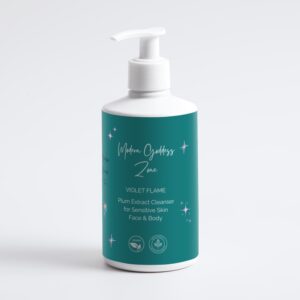 VIOLET FLAME Plum Extract Cleanser for Sensitive Skin Face & Body